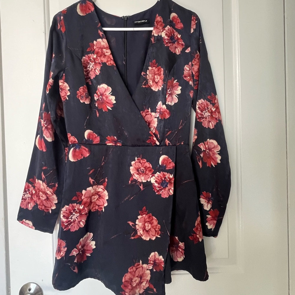 Floral Long Sleeve Romper